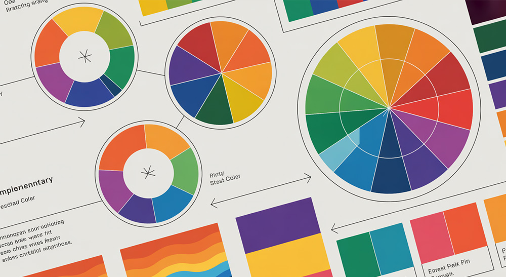 Matcha färger på posters